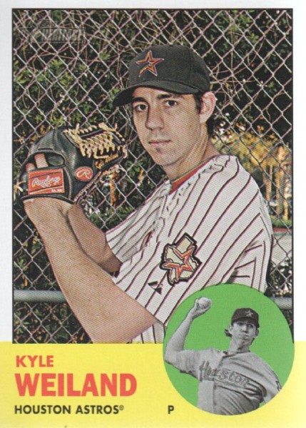 2012 Topps Heritage #216 Kyle Weiland