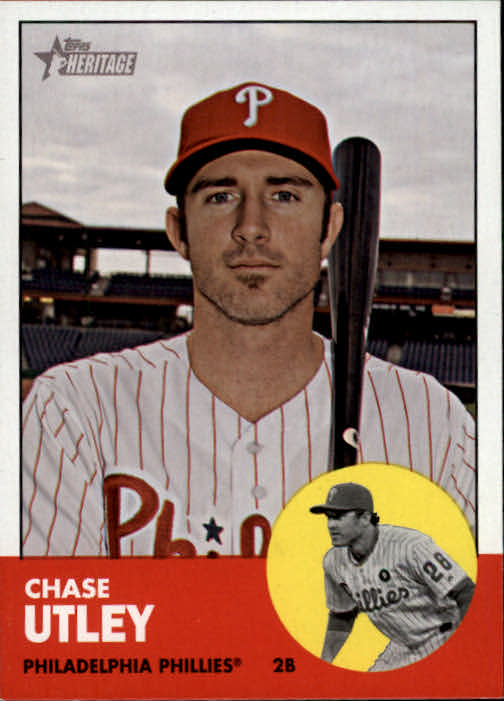 2012 Topps Heritage #221A Chase Utley