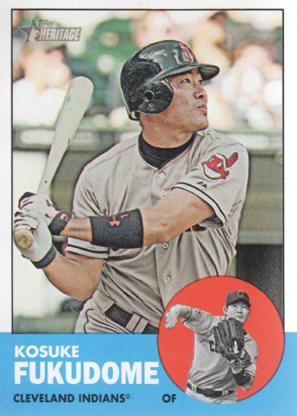 2012 Topps Heritage #248 Kosuke Fukudome