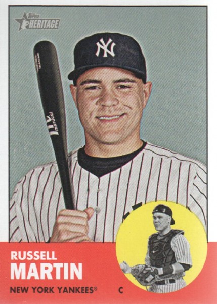 2012 Topps Heritage #340 Russell Martin