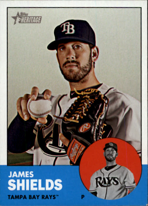 2012 Topps Heritage #495A James Shields SP