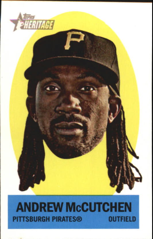2012 Topps Heritage Stick-Ons #16 Andrew McCutchen