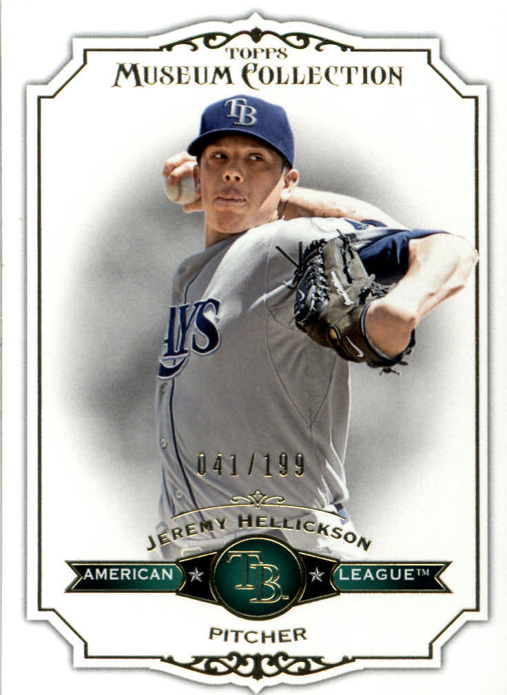 2012 Topps Museum Collection Green #1 Jeremy Hellickson