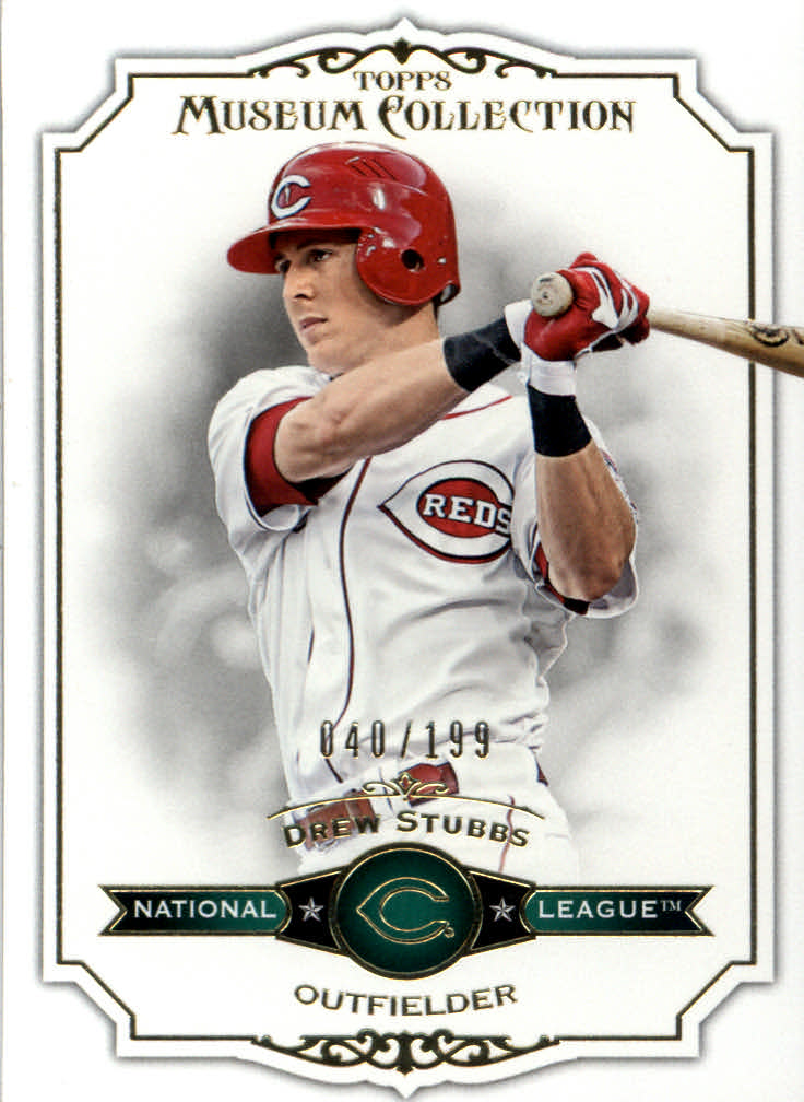2012 Topps Museum Collection Green #52 Drew Stubbs