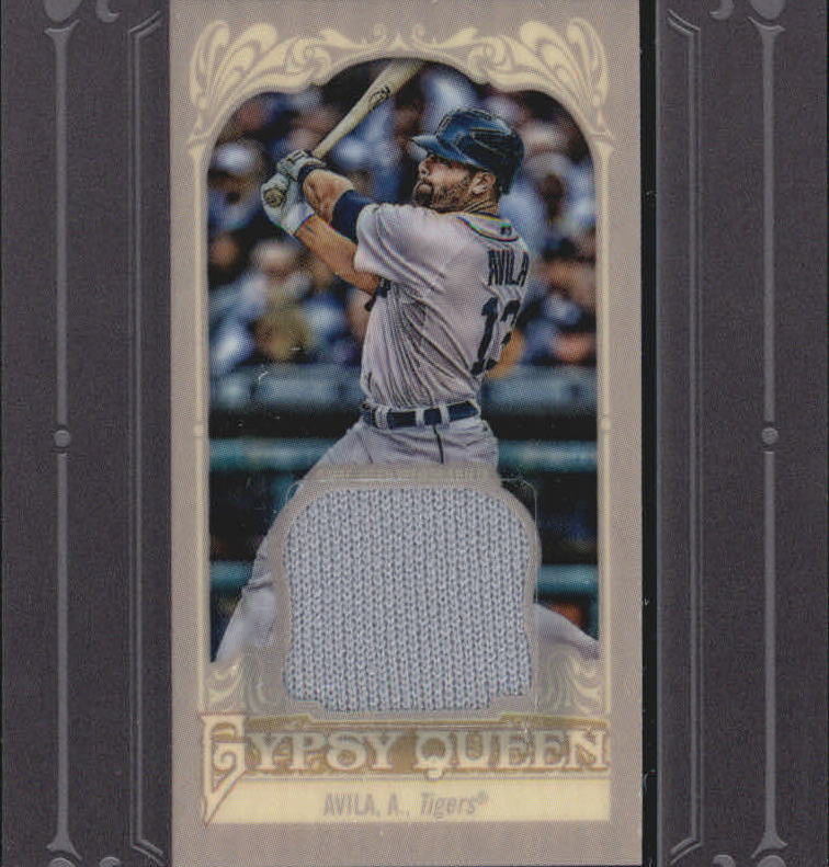 2012 Topps Gypsy Queen Framed Mini Relics #AA Alex Avila