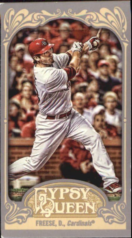 2012 Topps Gypsy Queen Mini Gypsy Queen Back #197 David Freese