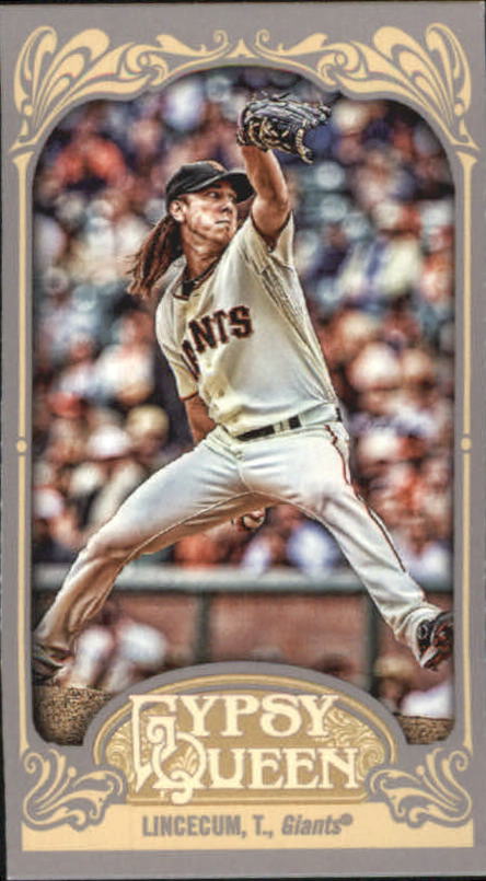 2012 Topps Gypsy Queen Mini Gypsy Queen Back #240 Tim Lincecum