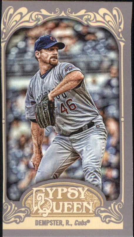 2012 Topps Gypsy Queen Mini Straight Cut Back #72 Ryan Dempster