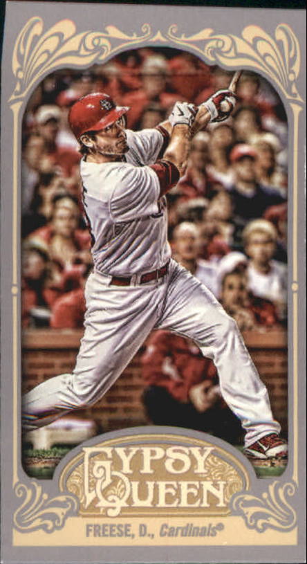 2012 Topps Gypsy Queen Mini #197A David Freese