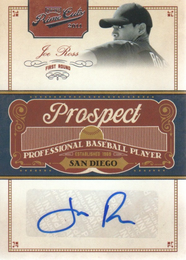 2011 Prime Cuts Prospect Signatures #JR Joe Ross