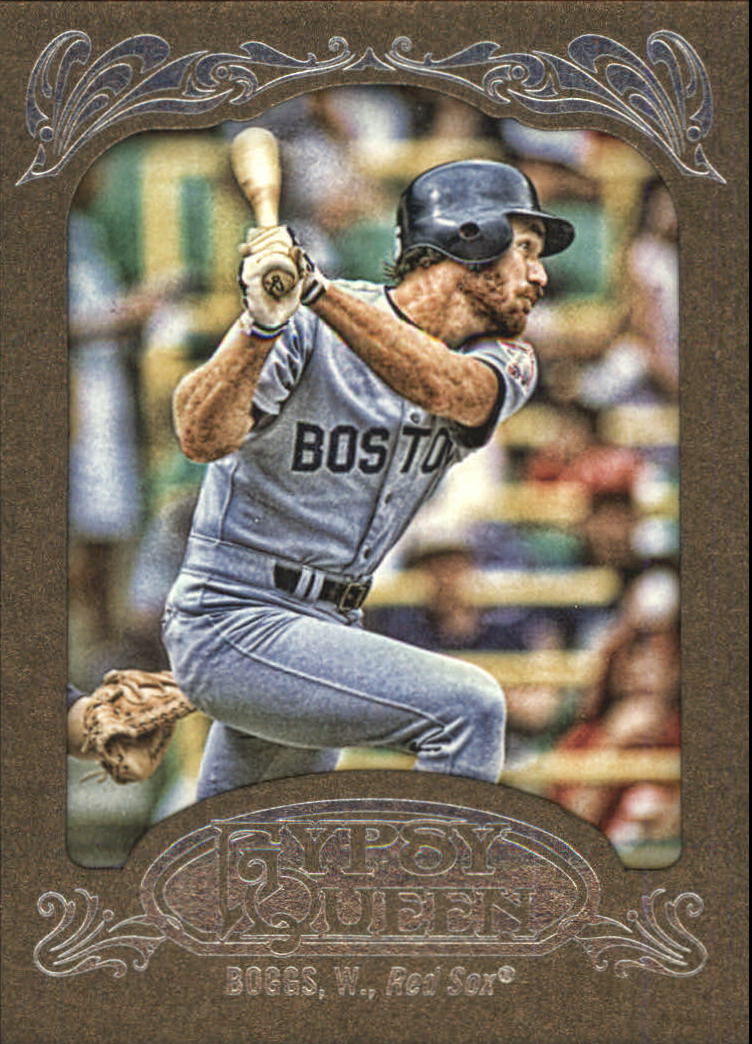 2012 Topps Gypsy Queen Framed Gold #248 Wade Boggs