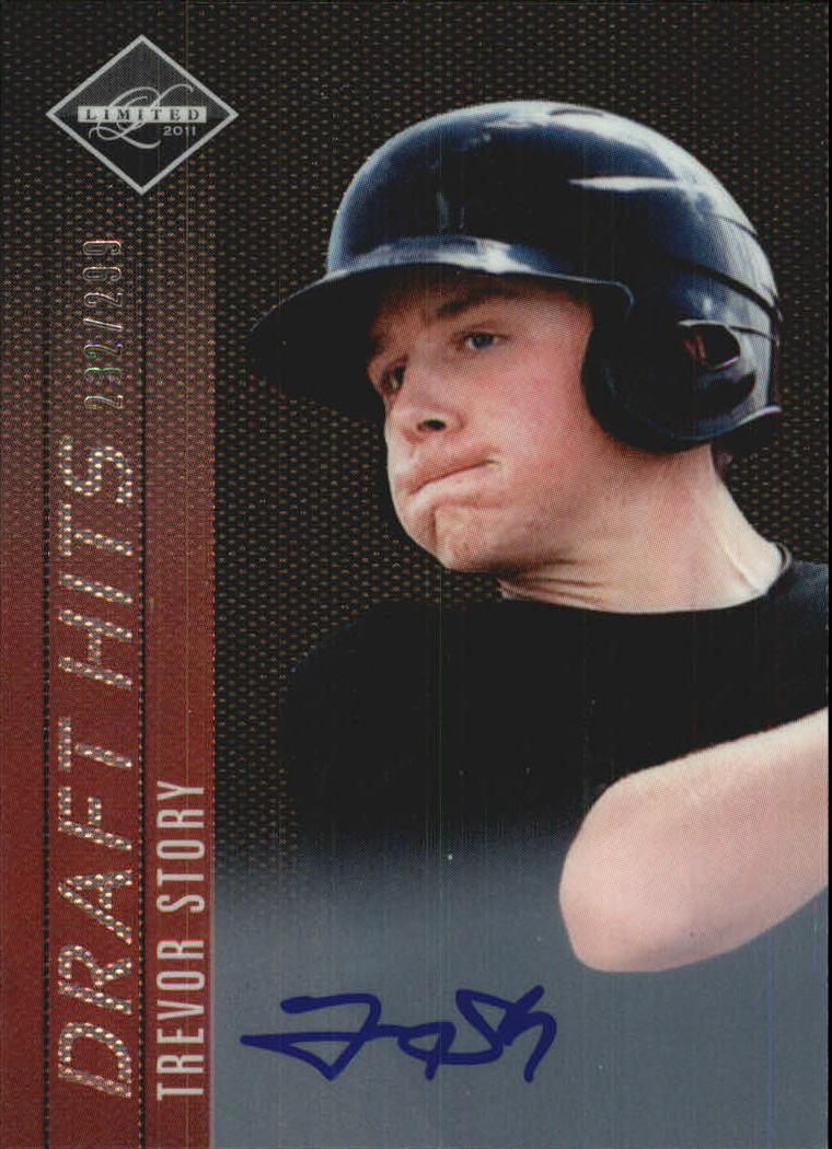 2011 Limited Draft Hits Signatures #18 Trevor Story/299