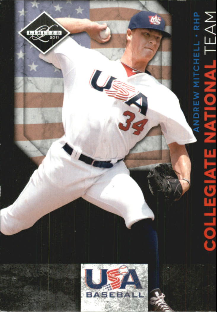 2011 Limited USA Baseball National Team #15 Andrew Mitchell