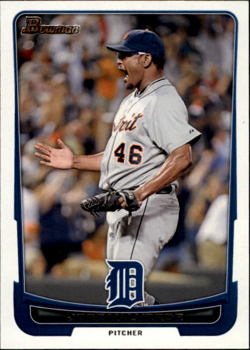 2012 Bowman #50 Jose Valverde