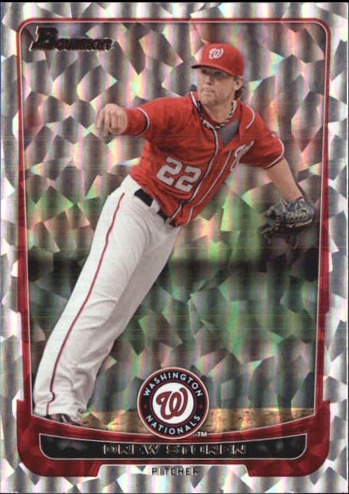 2012 Bowman Baseball "Main Set Silver Ice and Red" Parallel Cards - Picture 11 of 32