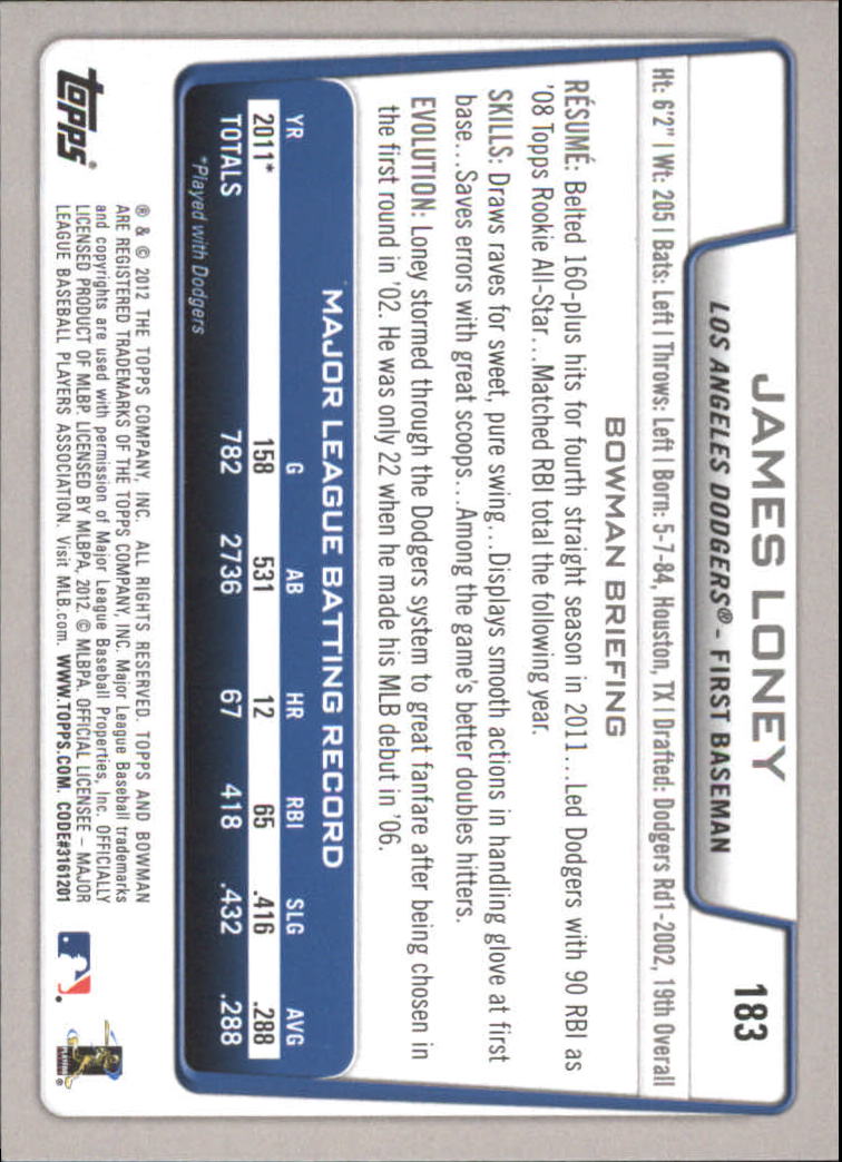 2012 Bowman Baseball "Main Set Silver Ice and Red" Parallel Cards - Picture 22 of 32