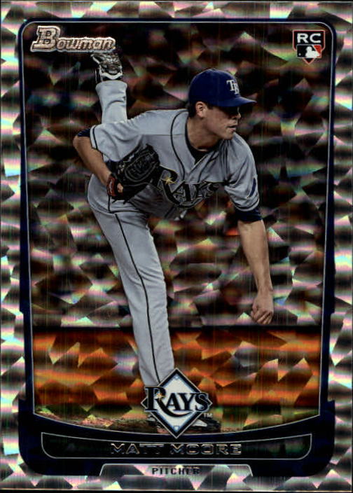 2012 Bowman Baseball "Main Set Silver Ice and Red" Parallel Cards - Picture 28 of 32