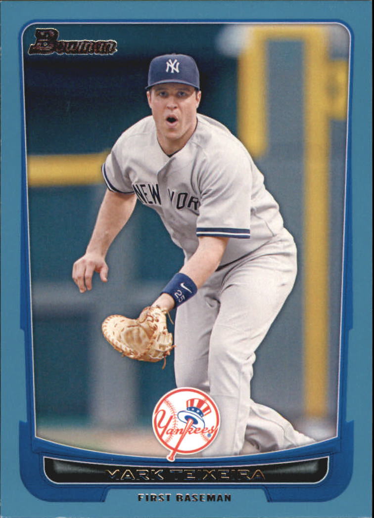 Carte parallele Bowman Baseball 2012 "Main Set Blue" - Foto 6 di 61