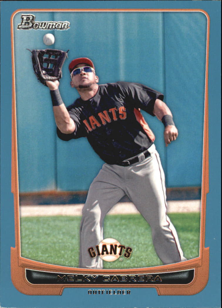 2012 Bowman Blue #40 Melky Cabrera
