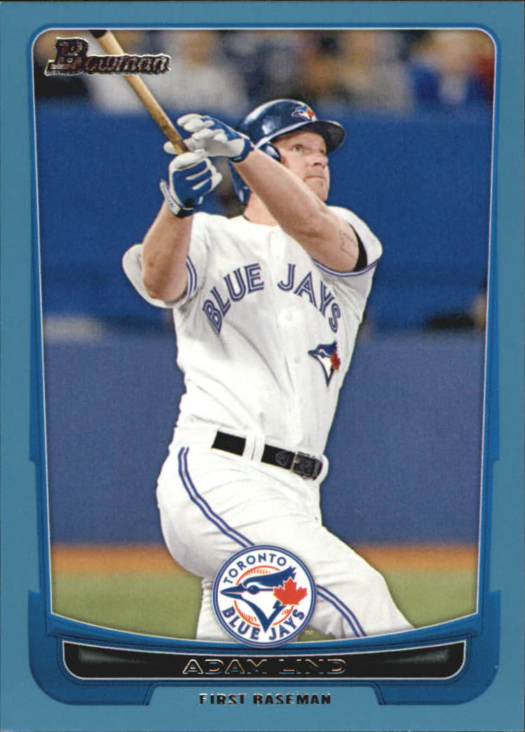 Carte parallele Bowman Baseball 2012 "Main Set Blue" - Foto 16 di 61