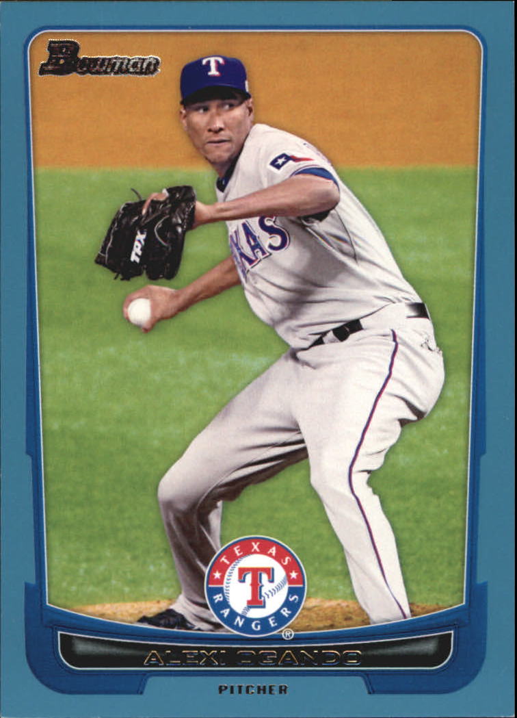 Carte parallele Bowman Baseball 2012 "Main Set Blue" - Foto 22 di 61