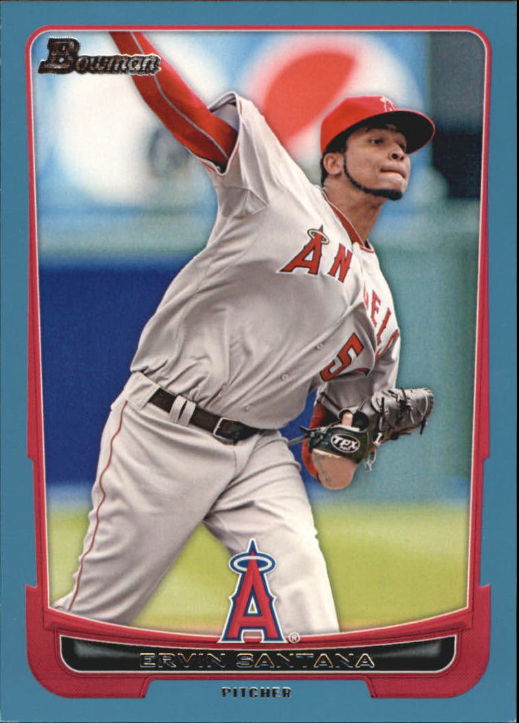 Carte parallele Bowman Baseball 2012 "Main Set Blue" - Foto 24 di 61