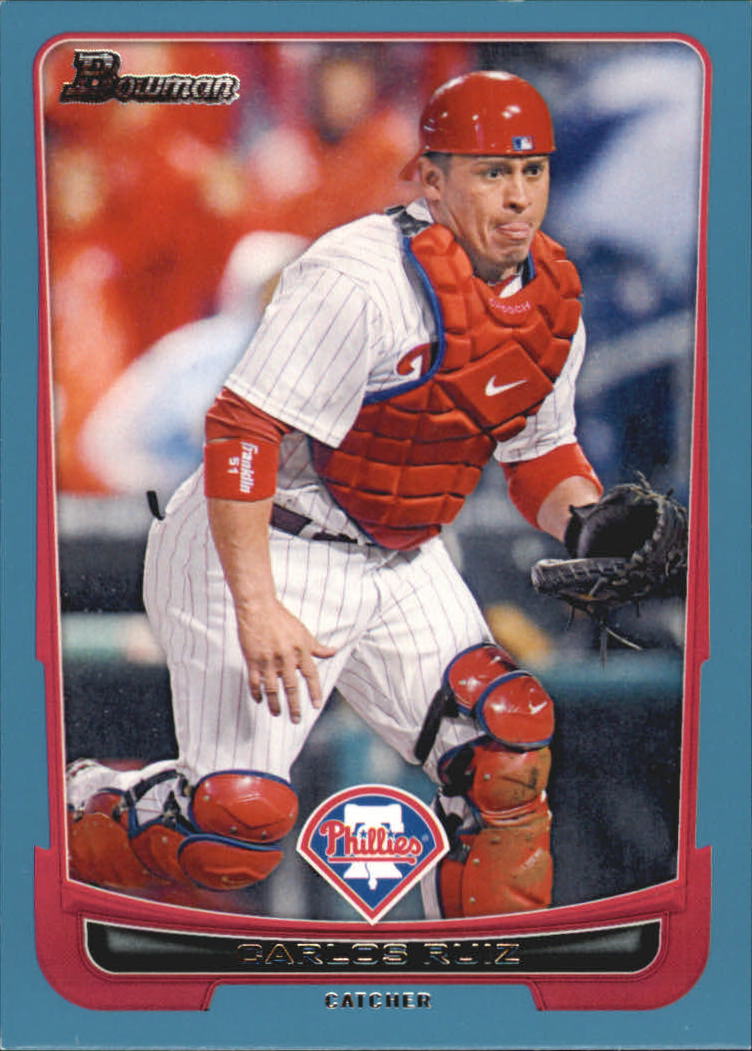 Carte parallele Bowman Baseball 2012 "Main Set Blue" - Foto 30 di 61
