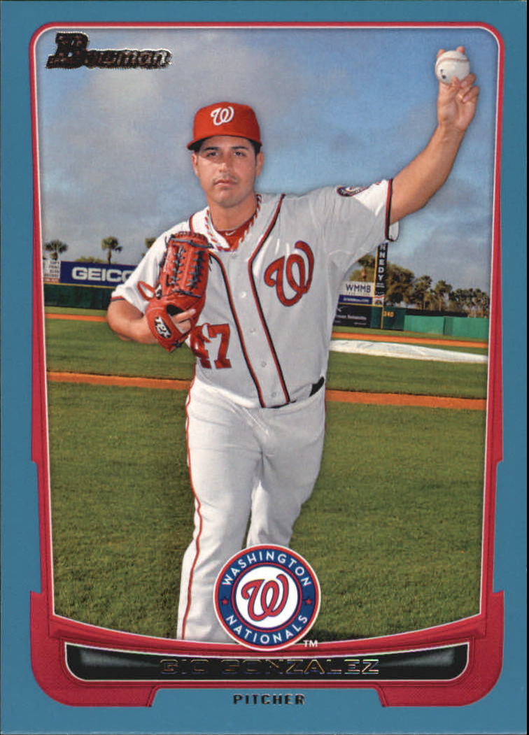 Carte parallele Bowman Baseball 2012 "Main Set Blue" - Foto 34 di 61