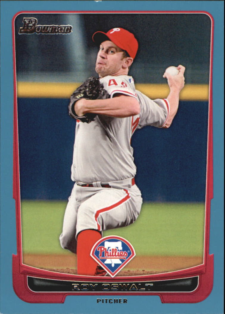 Carte parallele Bowman Baseball 2012 "Main Set Blue" - Foto 38 di 61