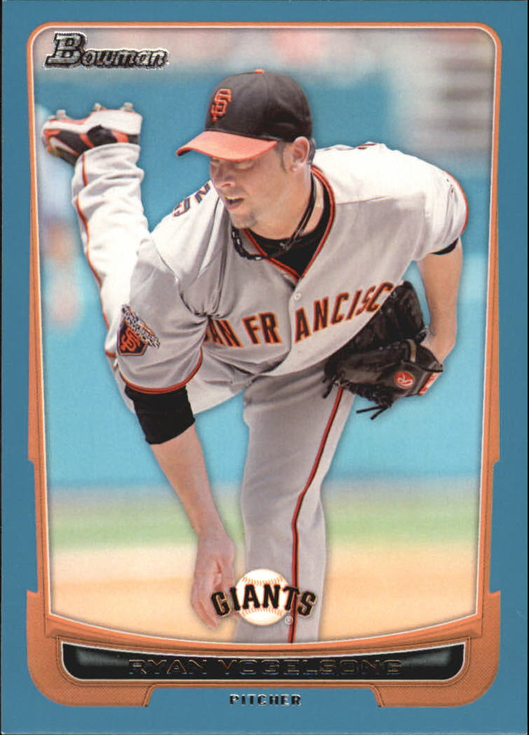 Carte parallele Bowman Baseball 2012 "Main Set Blue" - Foto 40 di 61