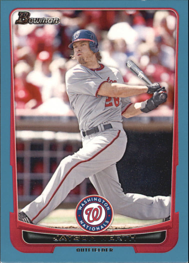 Carte parallele Bowman Baseball 2012 "Main Set Blue" - Foto 50 di 61