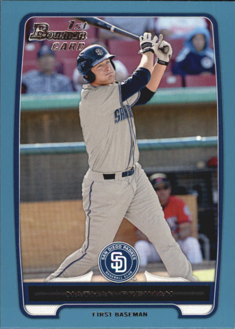 Tarjetas paralelas de béisbol Bowman 2012 "Prospects Blue" insertadas - Imagen 4 de 47