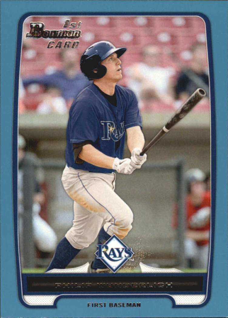 Tarjetas paralelas de béisbol Bowman 2012 "Prospects Blue" insertadas - Imagen 8 de 47