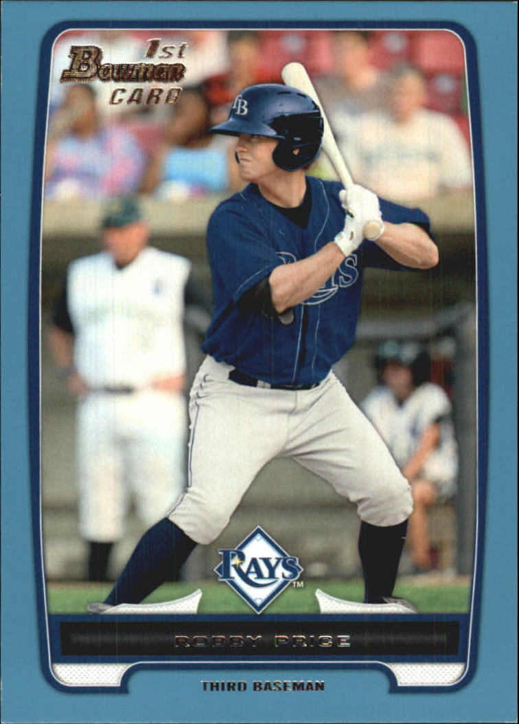 Tarjetas paralelas de béisbol Bowman 2012 "Prospects Blue" insertadas - Imagen 10 de 47