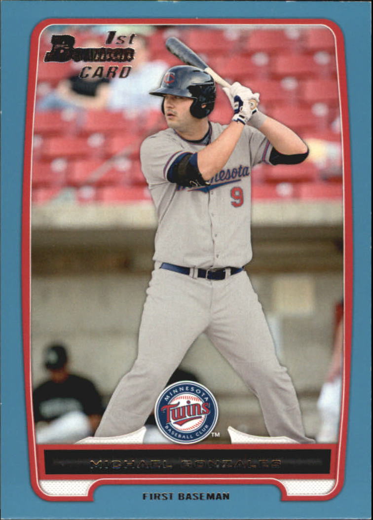Tarjetas paralelas de béisbol Bowman 2012 "Prospects Blue" insertadas - Imagen 16 de 47