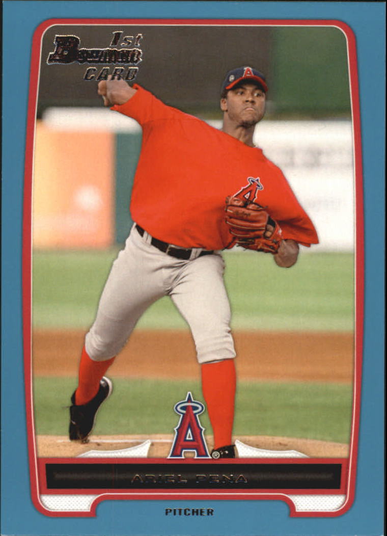 Tarjetas paralelas de béisbol Bowman 2012 "Prospects Blue" insertadas - Imagen 18 de 47