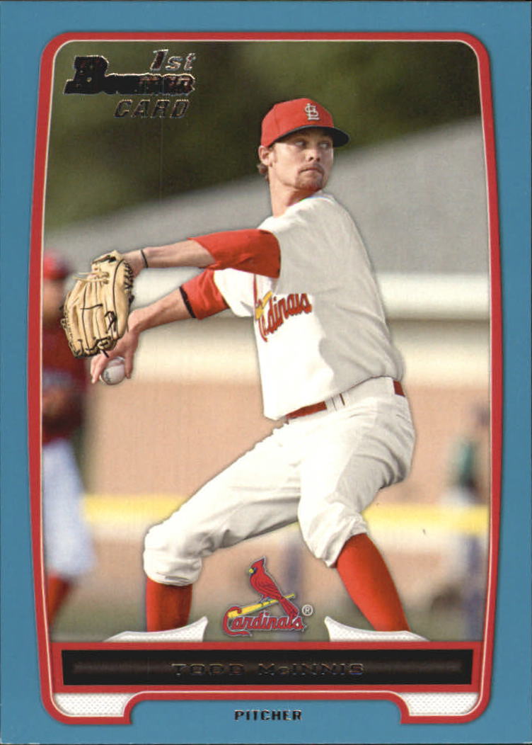 Tarjetas paralelas de béisbol Bowman 2012 "Prospects Blue" insertadas - Imagen 28 de 47