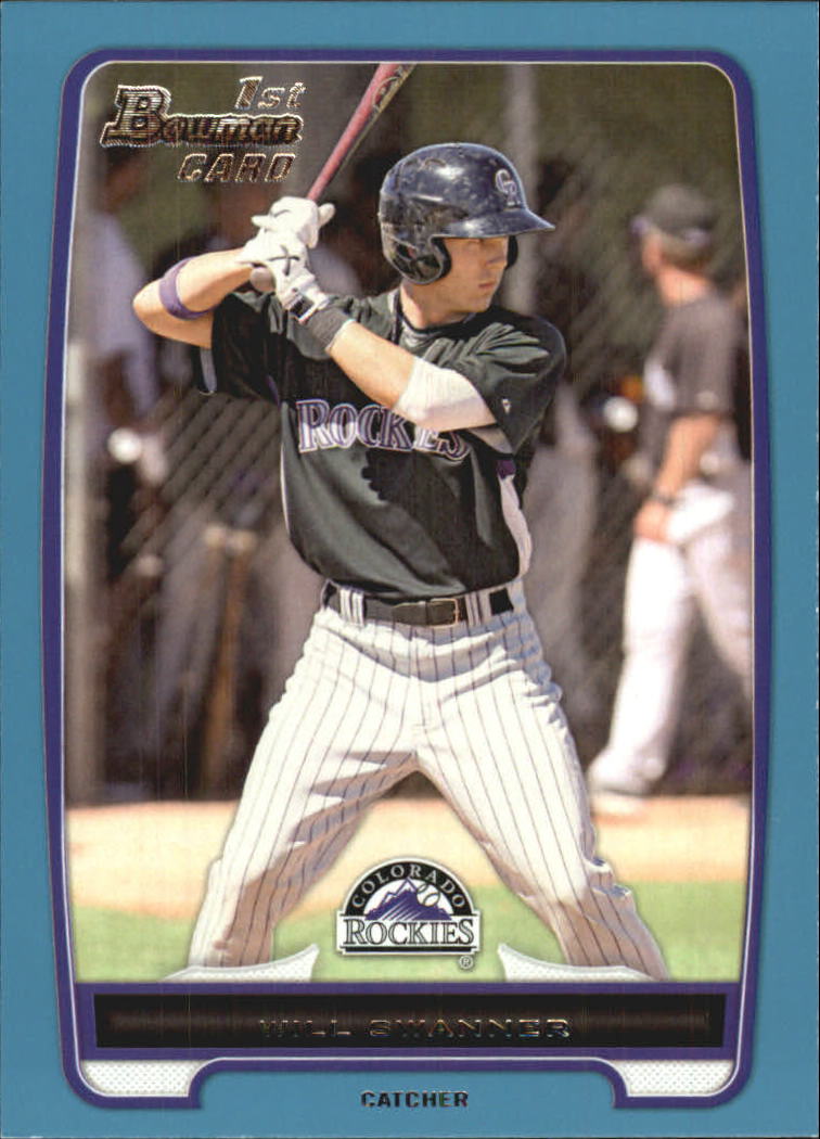 Tarjetas paralelas de béisbol Bowman 2012 "Prospects Blue" insertadas - Imagen 36 de 47