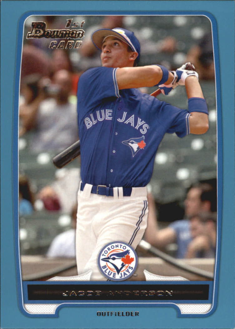 Tarjetas paralelas de béisbol Bowman 2012 "Prospects Blue" insertadas - Imagen 38 de 47