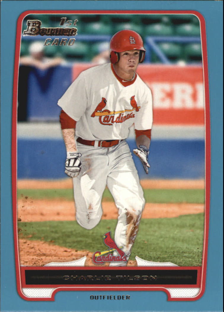 Tarjetas paralelas de béisbol Bowman 2012 "Prospects Blue" insertadas - Imagen 40 de 47