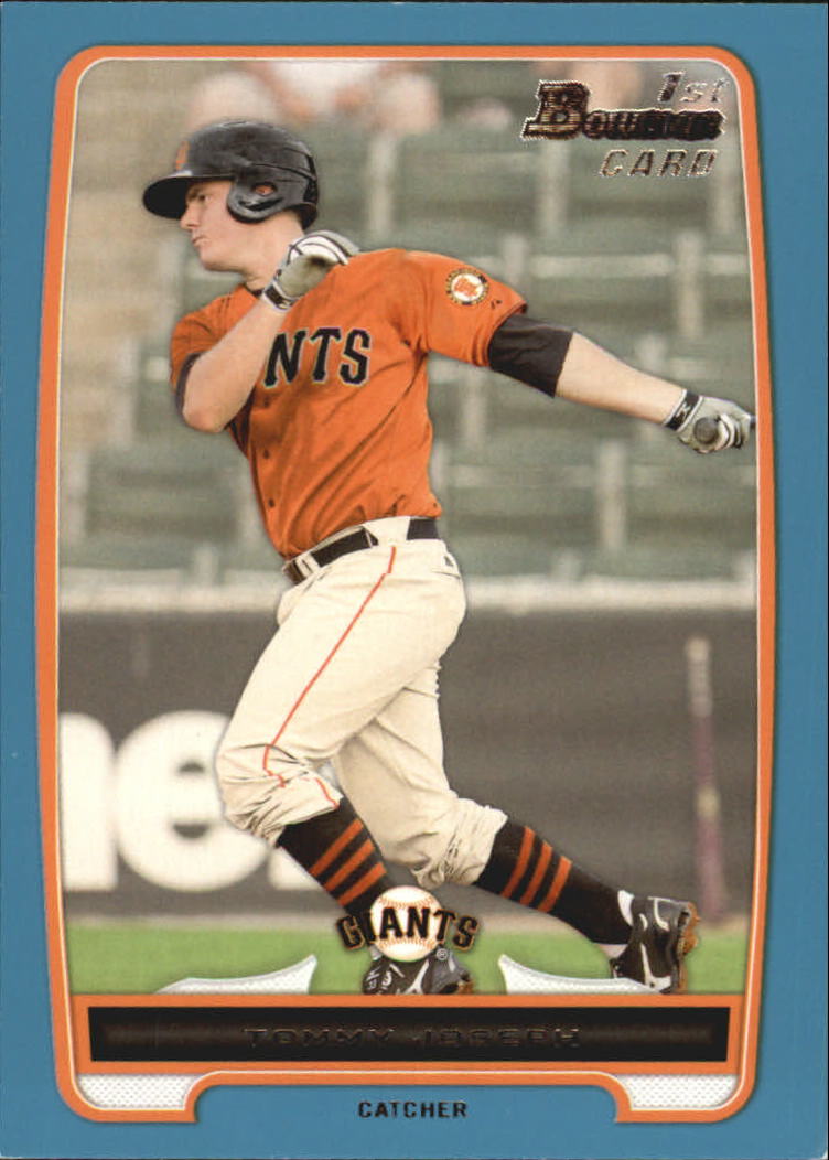 Tarjetas paralelas de béisbol Bowman 2012 "Prospects Blue" insertadas - Imagen 46 de 47