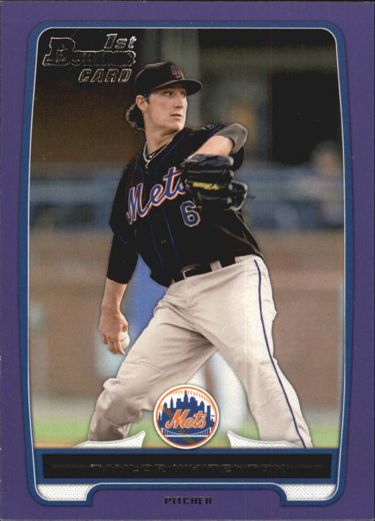 Tarjetas paralelas de béisbol Bowman 2012 "Prospects Purple" insertadas - Imagen 10 de 11