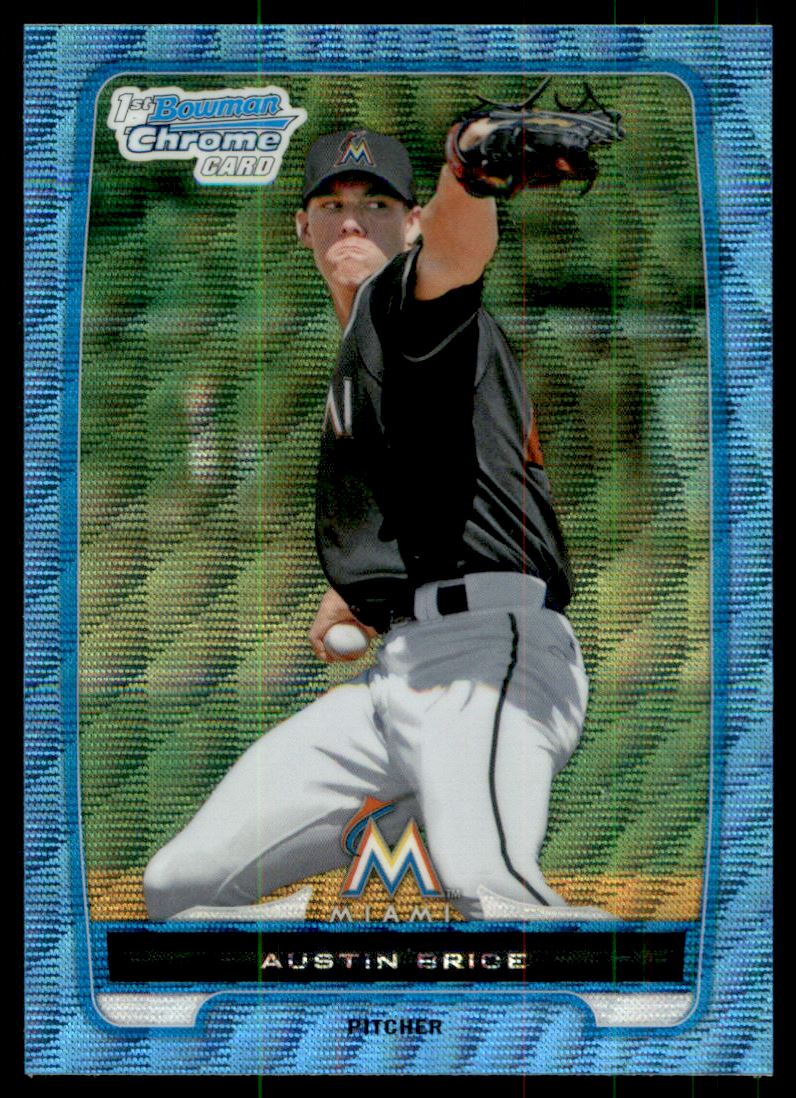 B2642- 2012 Bowman Chrome Prospects Blue Wave BB -You Pick- 15+ FREE US SHIP - Picture 85 of 153