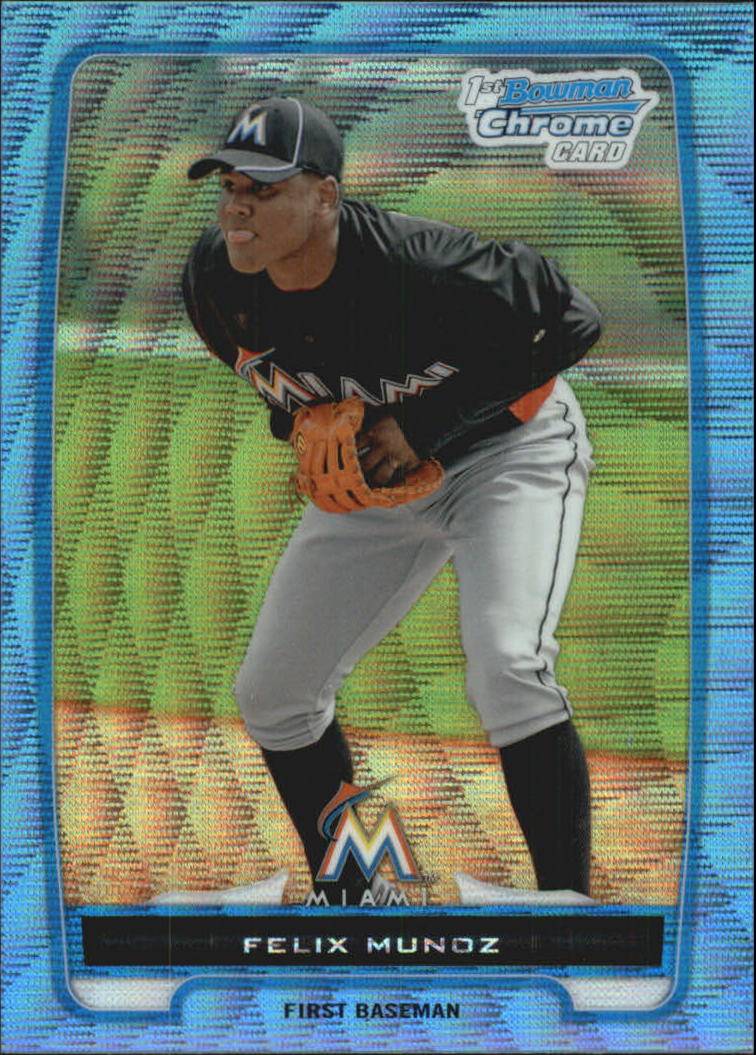 B2642- 2012 Bowman Chrome Prospects Blue Wave BB -You Pick- 15+ FREE US SHIP - Picture 116 of 153