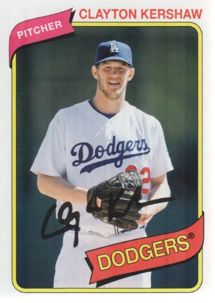 2012 Topps Archives #150 Clayton Kershaw