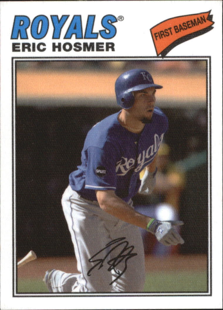 2012 Topps Archives Cloth Stickers #EH Eric Hosmer