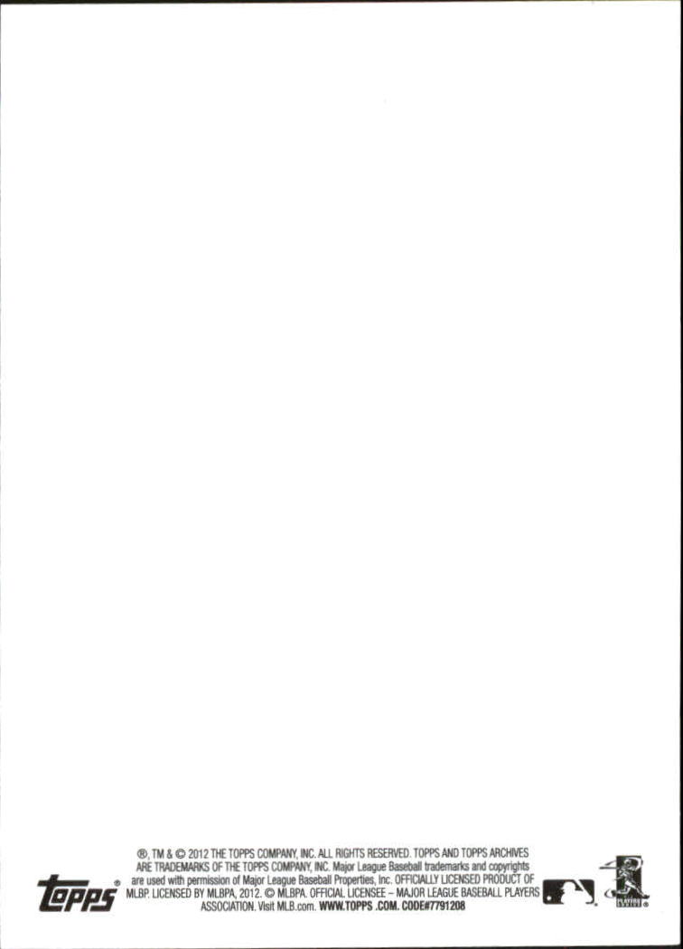 A9294- 2012 Topps Archive BB Karten 1-240 + Einsätze -du Pick- 15 + Gratis US - Bild 256 von 264