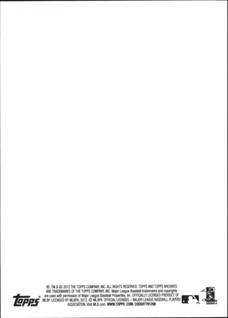 A9294- 2012 Topps Archive BB Karten 1-240 + Einsätze -du Pick- 15 + Gratis US - Bild 260 von 264