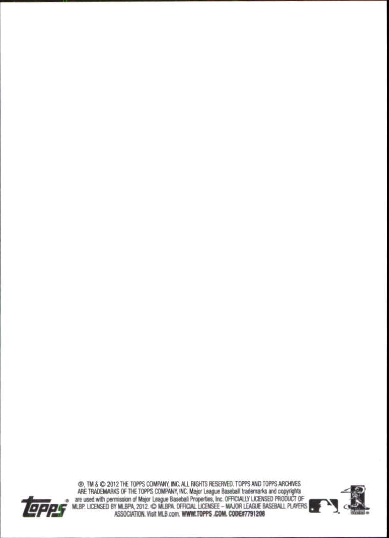 A9294- 2012 Topps Archive BB Karten 1-240 + Einsätze -du Pick- 15 + Gratis US - Bild 262 von 264