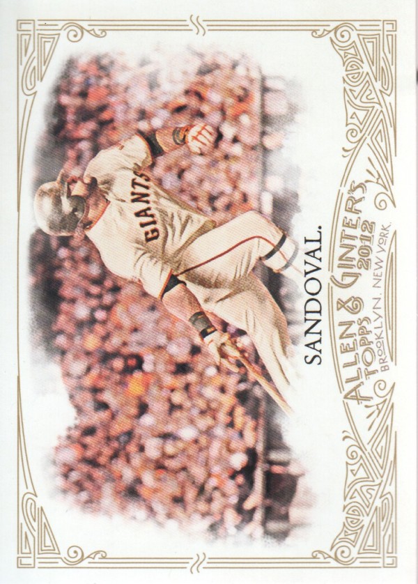 2012 Topps Allen and Ginter #38 Pablo Sandoval
